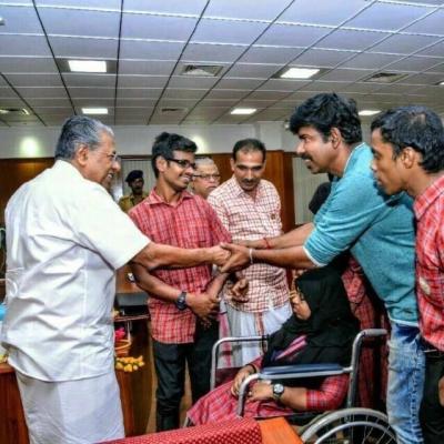 Documentary Shooting with Chief Minister Sri. Pinarayi Vijayan