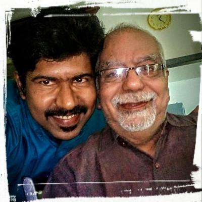 Fan boy moments with the Indian New Wave Director, K G George